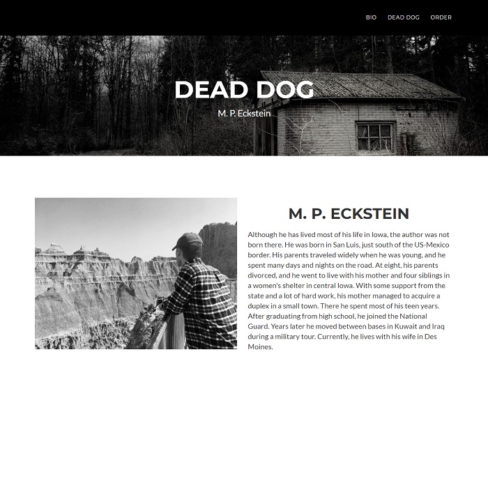 Dead Dog Website by Eckstein Web Design & Development